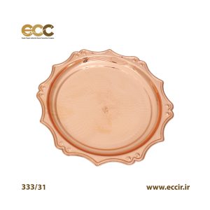 پیش دستی مسی  بدون پایه رزگل خورشید