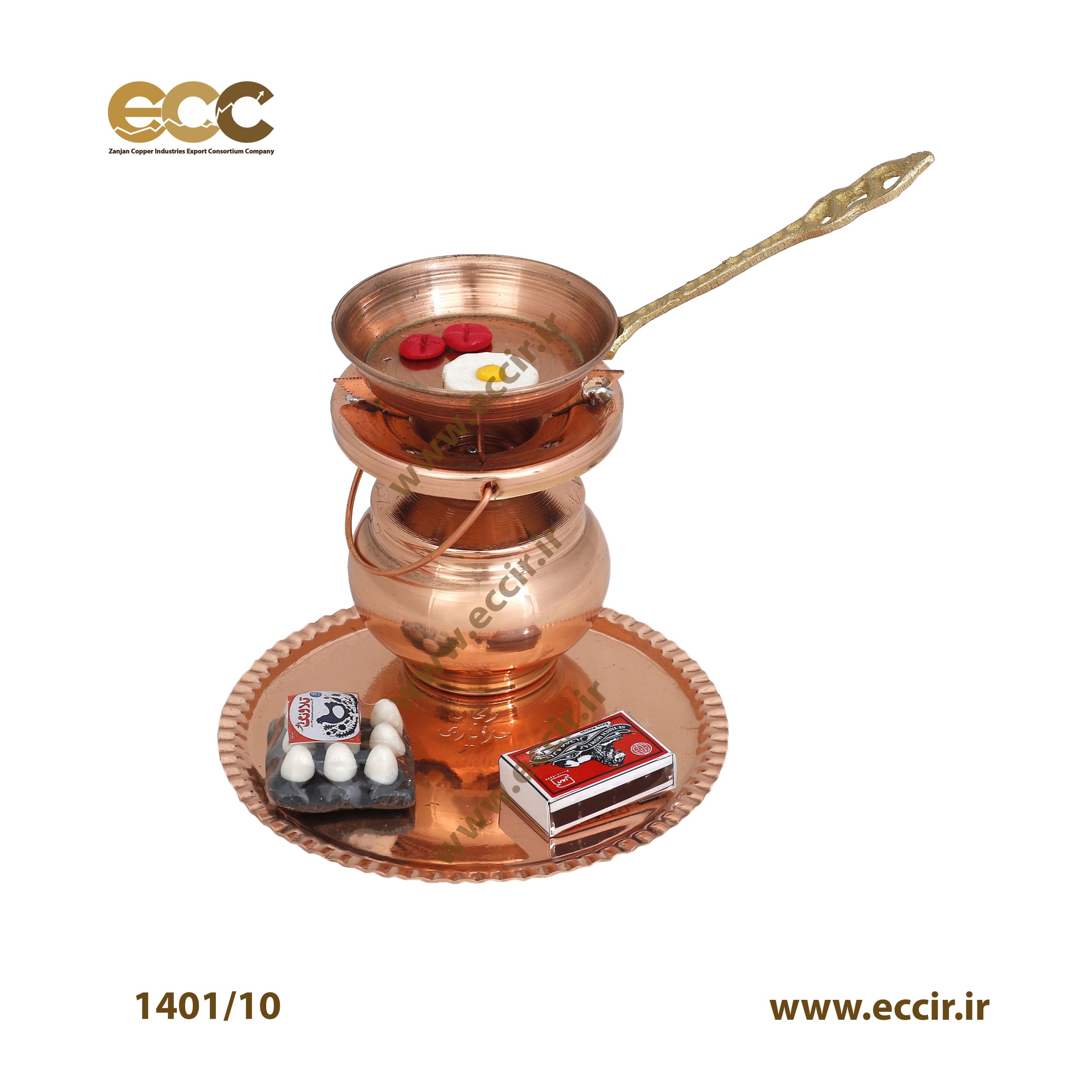 ست پیک نیک مسی مینیاتوری وتخم مرغ